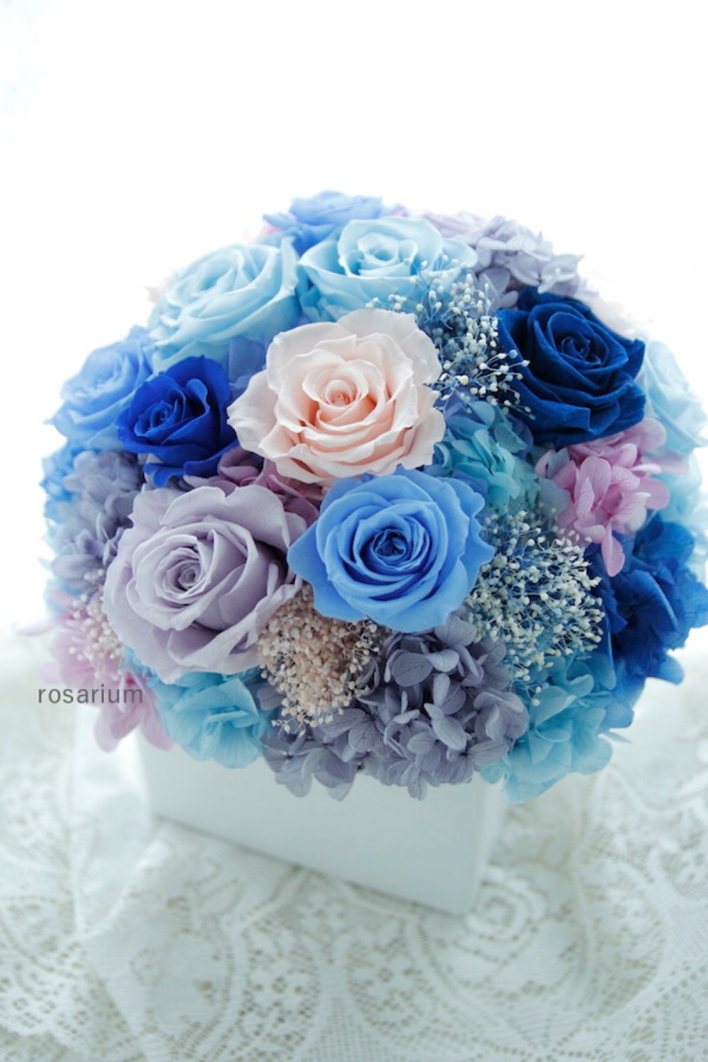 ご結婚記念日のプリザーブドフラワーギフト