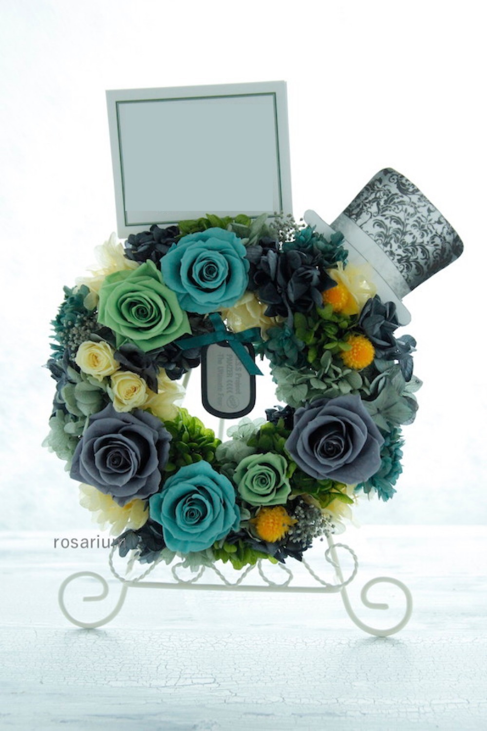 祝い花 神戸国際会館こくさいホール ライブご出演お祝いのプリザーブドフラワーのリース公演祝い Sakaseru