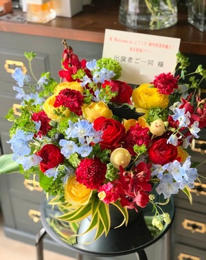 レソラNTT夢天神ホール［Welcome to ようこそ  絶叫授業参観日！東名阪福ツアー］ご公演祝の楽屋花