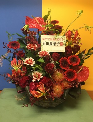 パシフィコ横浜 ももいろクローバーZ 百田夏菜子様ご出演祝い花